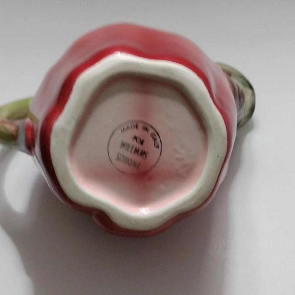 Williams Sonoma,  ceramic apple jug .